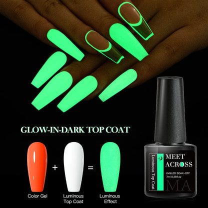 Vernis à ongles gel UV phosphorescent – ​​MEET ACROSS 7 ml