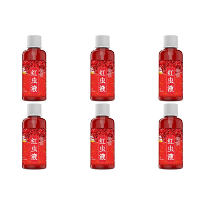 60ML Liquid Blood Worm Scent Fish Attractant Concentrated Red Worm Liquid Fish Bait Additive Perch Catfish Fishing Accessories