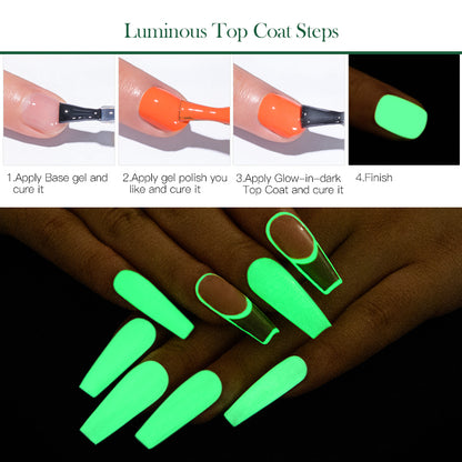 Vernis à ongles gel UV phosphorescent – ​​MEET ACROSS 7 ml