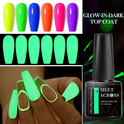Vernis à ongles gel UV phosphorescent – ​​MEET ACROSS 7 ml