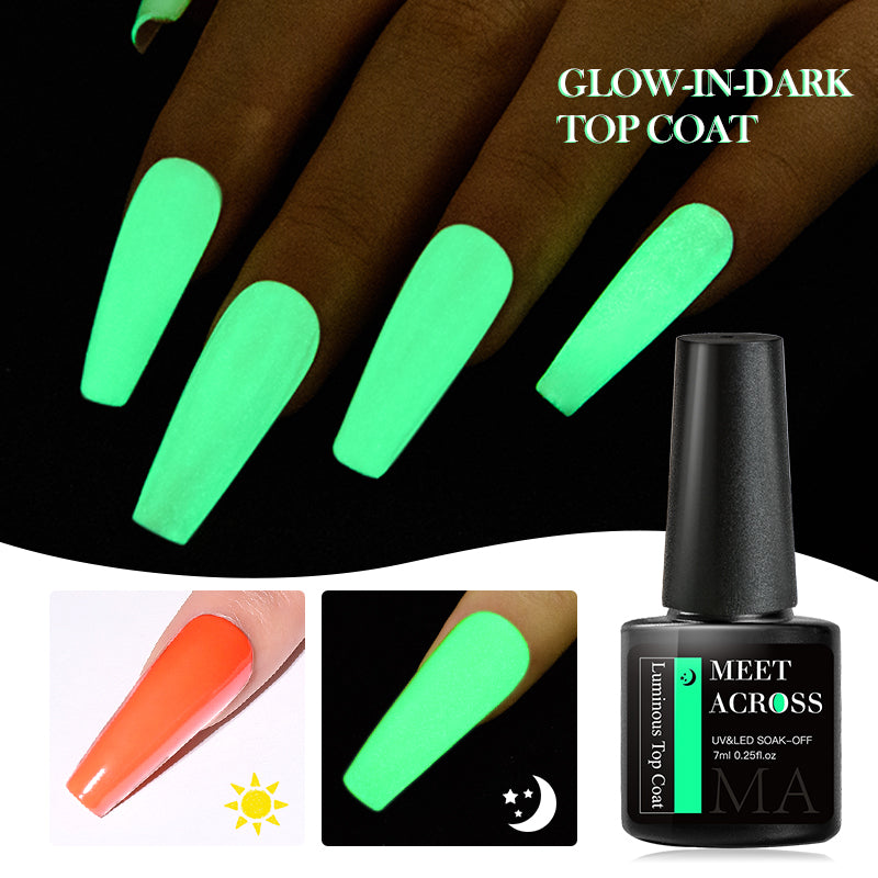 Vernis à ongles gel UV phosphorescent – ​​MEET ACROSS 7 ml