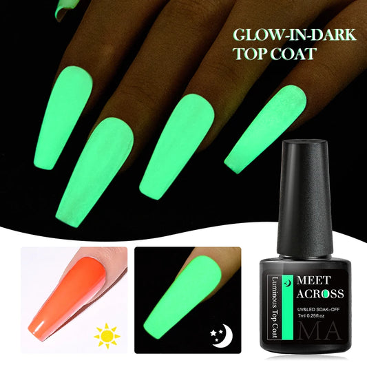 Vernis à ongles gel UV phosphorescent – ​​MEET ACROSS 7 ml